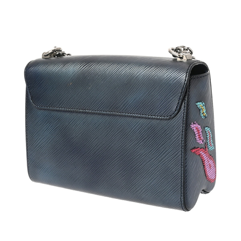 Louis Vuitton Bag Epi Blue Navy Sequin Leather Twist Shoulder
